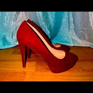 Forever 21 Maroon red high heel.